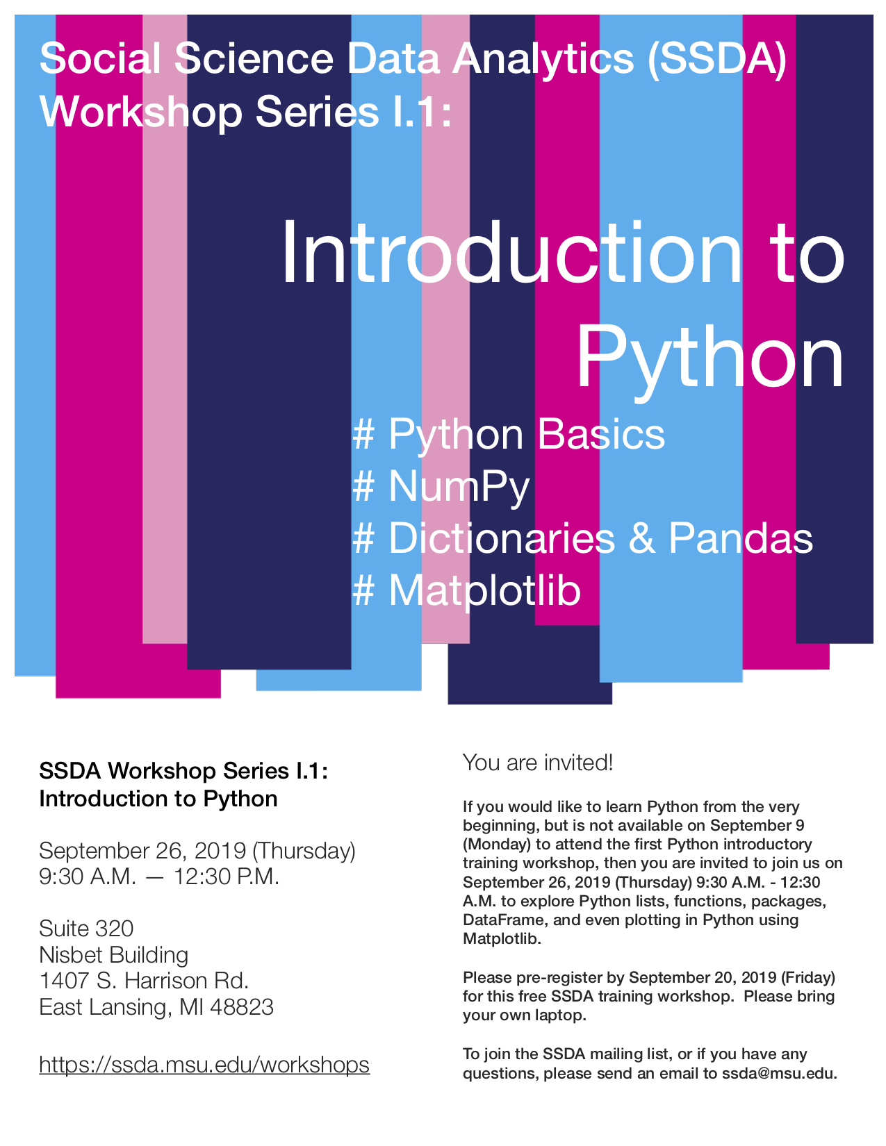 intro to python | Social Science Data Analytics Initiative (SSDA ...